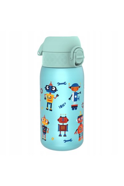 Ion8 Robots 350ml Sticlă de apă pentru copii - Sticlă anti-scurgere pentru bă...