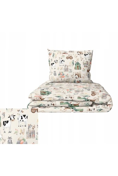 NO BRAND Lenjerie de pat pentru bebeluși, din bumbac, 100x140 + 50x60, 100% b...