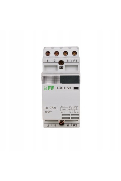 F&F DİZAYN Contactor modular ST25-31/24, contacte 3NO+1NC, I=25A, nap. Cew