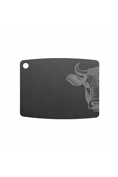 NO BRAND Tocător Jade COW 30 cm laminat celuloză negru