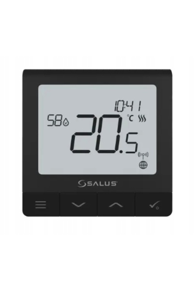 SALUS Controler de temperatură wireless SQ610BRF Quantum, reîncărcabil