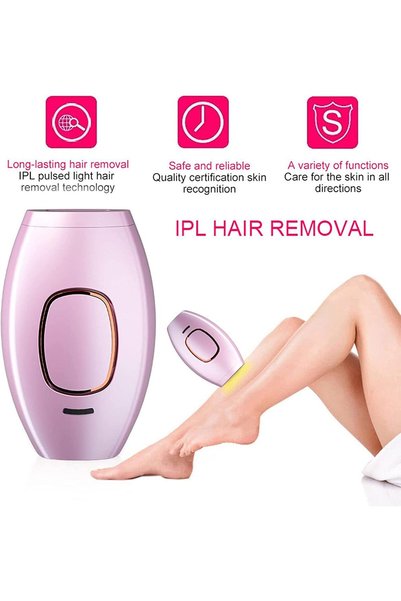 Denx Ipl Laser Hair Removal Device for Women & Men Painless Permanent Hair Re...