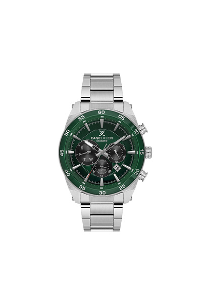 Daniel Klein Exclusive Silver Stainless Steel Watch for Men DK.1.14263-3