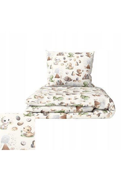 NO BRAND Lenjerie de pat pentru bebeluși, din bumbac, 100x140 + 50x60, 100% b...