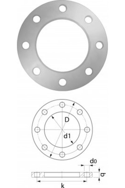 KAN-therm Flanșă din oțel PN16 - 75 DN65