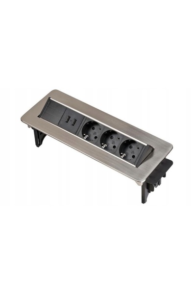 Brennenstuhl Indesk Power cu 3 prize. + 2x USB