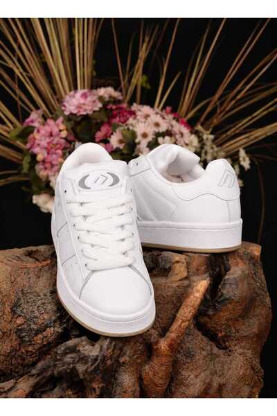 ATILIM GİYİM AYAKKABI Unisex Günlük Spor Ayakkabı Bağcıklı Kalın Tabanlı Sneaker