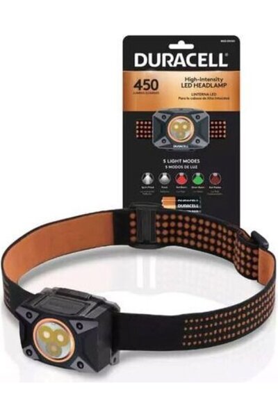 Duracell Φακός κεφαλής DH450SE (+3AAA) IPX4 450lm B1