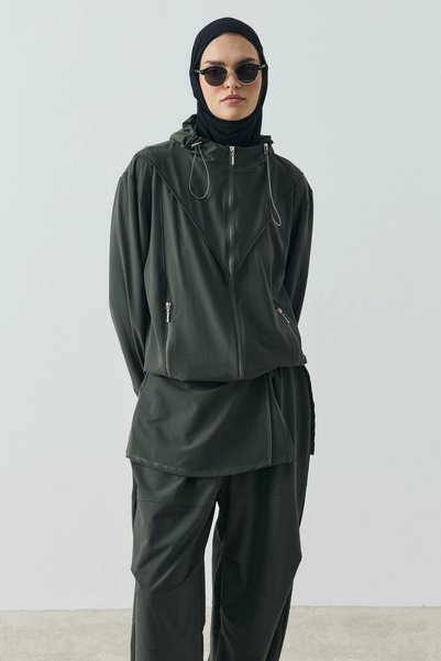 QANU Fresia Piping Jacket Green