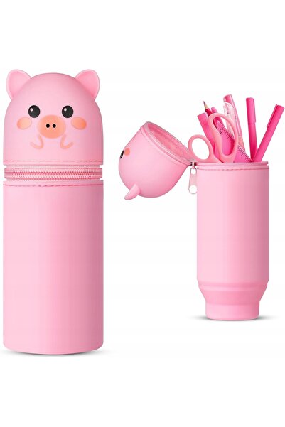 NO BRAND Penar pentru fete din silicon, extensibil, tub telescopic, cu porc.