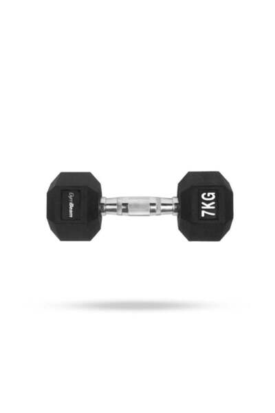 GymBeam Ganteră hexagonală albă 7 kg