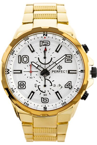 PERFECT CH05M Ανδρικό Ρολόι - Χρονογράφος (zp357d) + Κουτί - (CH05M-04)