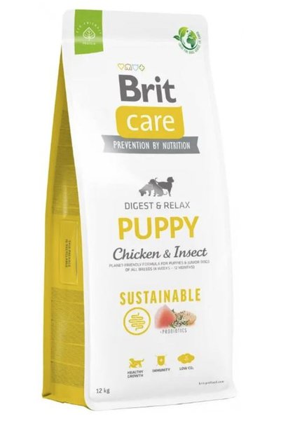Brit Hrană uscată pentru căței, pui și insecte 12 kg