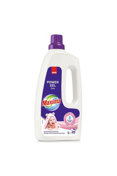 Sano Gel detergent, SANO, Maxima Concentrat Sensitive Baby, 1 L, 20 de spălări