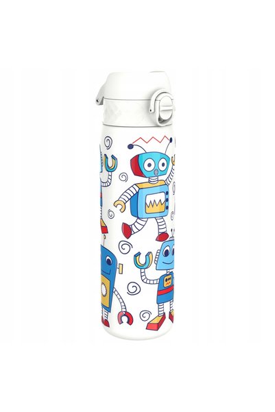 Ion8 Bidon sport Roboți pentru băieți oțel 600 ml I8SS600PIROBOT