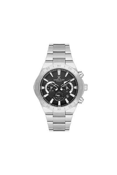 Daniel Klein Exclusive Silver Stainless Steel Watch for Men DK.1.14253-2