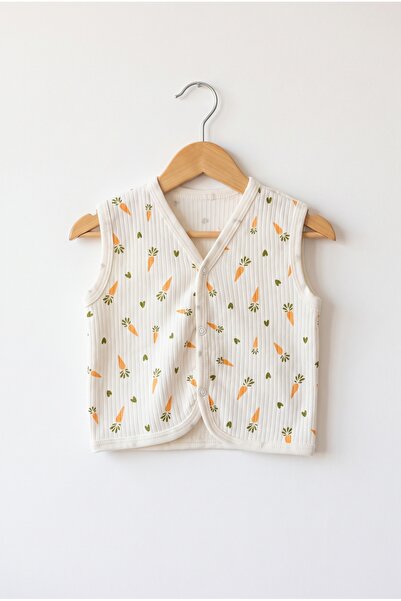 hobbe baby Carrot Report Combed Cotton Baby Vest 6-9-12-18-24 Months
