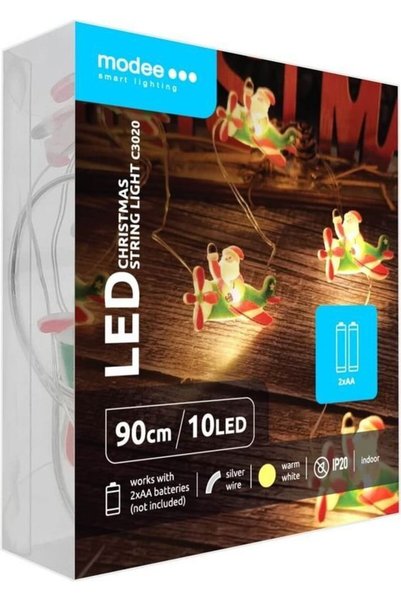 Modee Lighting Modee Χριστουγεννιάτικα Διακοσμητικά Φωτάκια LED (10 LED/120 ε...