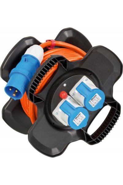 Brennenstuhl Tambur cablu cauciucat X-Gum CEE IP44 10m Camping