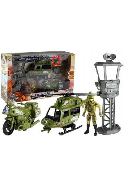 LeanToys ND24_4249 Set militar Elicopter militar Mo