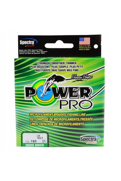 Power Pro Șnur împletit 0.13mm 8kg 275m Verde mușchi