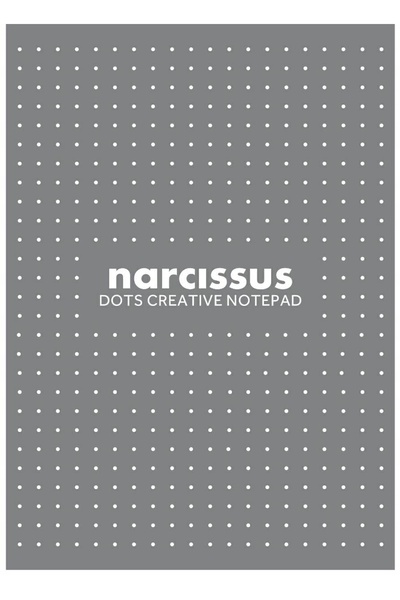 narcissus Bloc A4/80K Narcisuss kropki gri (6 bucăți)