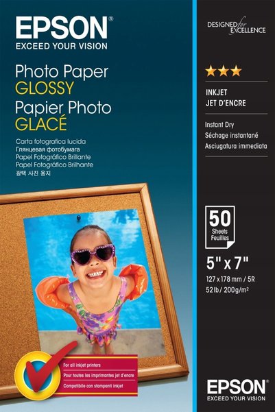 EPSON Hârtie foto lucioasă 13x18 cm 50 coli 200 g