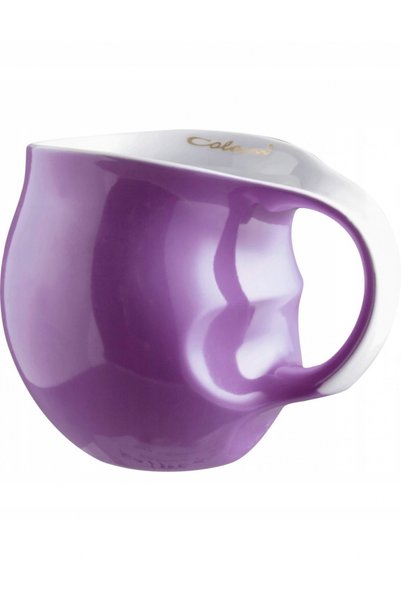NO BRAND Cană Colani cu mâner 0,28L mov