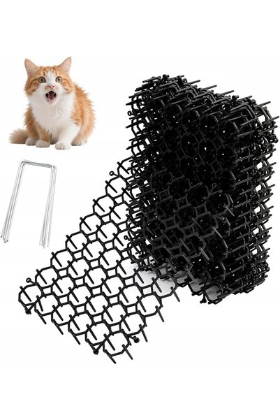 NO BRAND Covoraș de grădină X12 cu țepi anti-pisici 20 x 15 cm ANTI-CAT PSOM