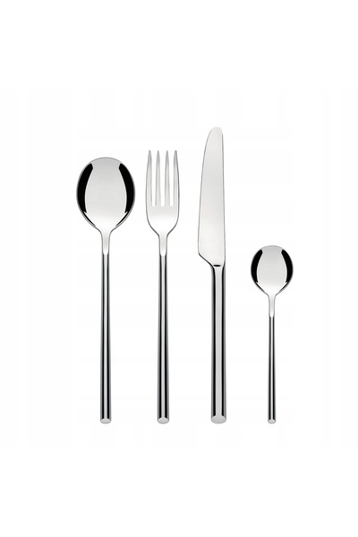 Alessi Set de tacâmuri Clivo 24 piese argintiu