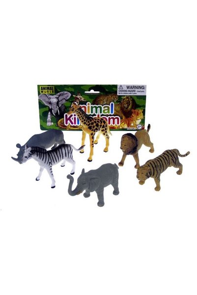Hipo Animale sălbatice 10cm 6 bucăți HSH061