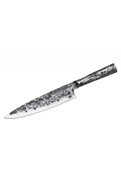 Samura Cutit bucatar Samura-Meteora, otel damasc VG10, 20.9 cm, argintiu/negru