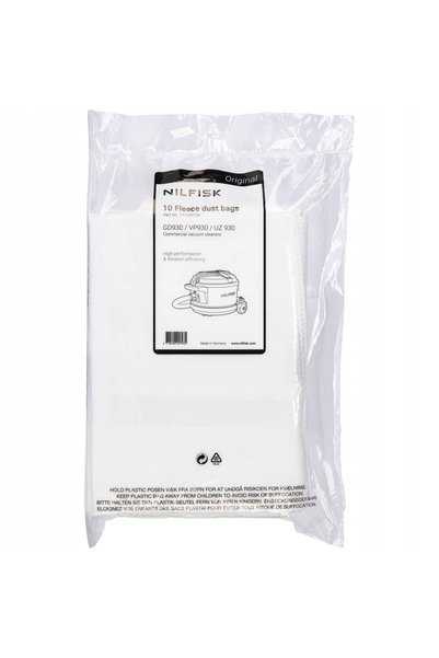 Nilfisk 10x Sac de praf pentru VP 930 HEPA