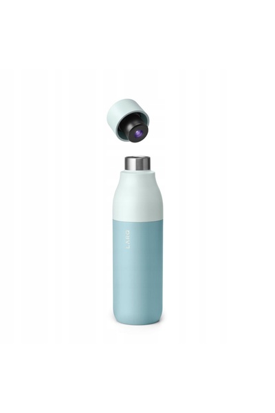 LARQ Flacon PureVis -samoczysz. sticlă, lumină UV-C 500ml (alb granit)