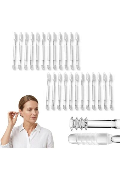 SYOSI 24PCS Sticky Ear Cleaning Stick, 2026 Reusable Ear Wax Remover Tool wit...