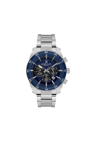 Daniel Klein Exclusive Silver Stainless Steel Watch for Men DK.1.14263-2