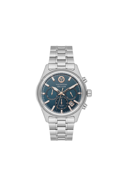 Valentino Orlandi Silver Stainless Steel Watch for Men VO.1.10030-3