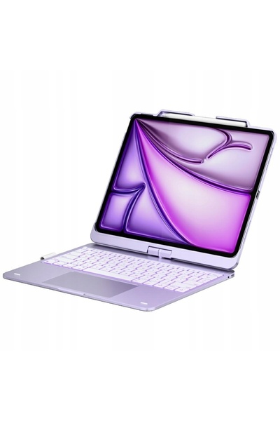 NO BRAND Husă cu tastatură pentru iPad Air 13 " M2 2024 / M3 2025 / M4 2026 m...