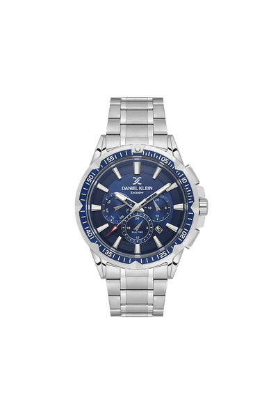 Daniel Klein Exclusive Silver Stainless Steel Watch for Men DK.1.14254-2