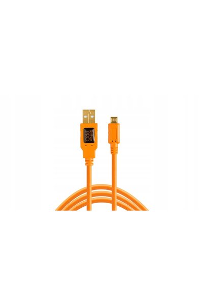 Tether Tools TetherPro USB 2.0 A tată la Micro B cu 5 pini, portocaliu