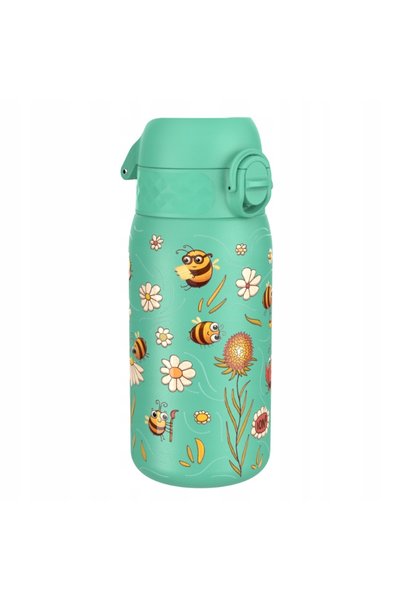 Ion8 Sticlă 320 ml Albine, metalică, pentru copii