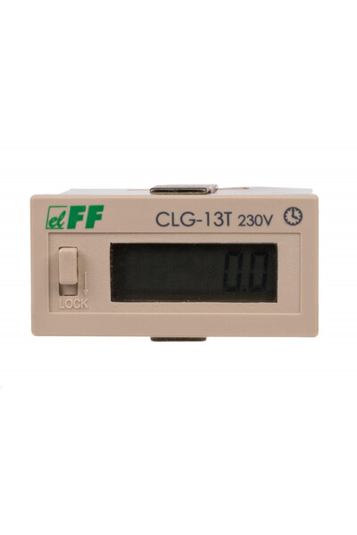 F&F DİZAYN Contor de ore de lucru CLG-13T/230. Contor de ore de lucru cu tens...