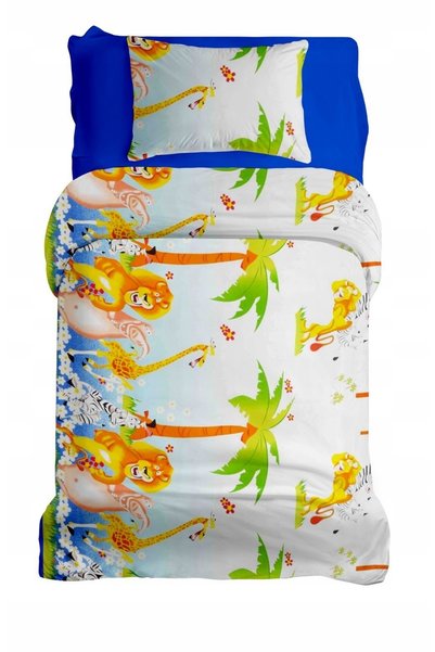 NO BRAND Lenjerie de pat pentru bebeluși 90x120 + 40x60 100% BUMBAC certifica...