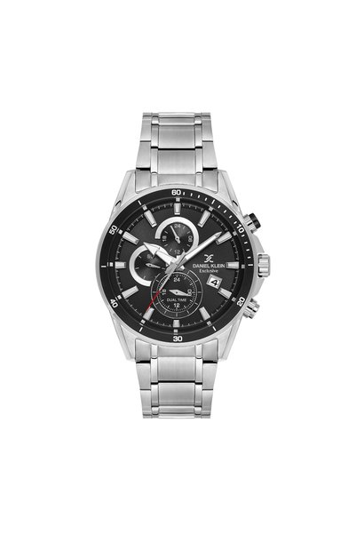 Daniel Klein Exclusive Silver Stainless Steel Watch for Men DK.1.14247-2