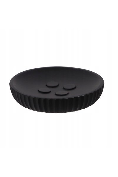 NO BRAND Suport pentru săpun negru modern