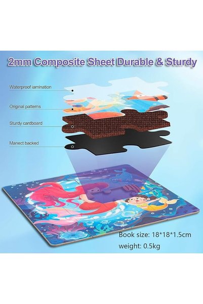 X SPRING Magnetic Jigsaw Puzzles, Magnetic Story Puzzles for toddlers, 12-16-20 pieces for toddlers,