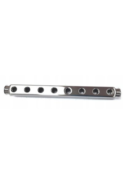 NO BRAND Bară distribuitoare cu 8 căi, 1/2 la ieșire, INOX 848
