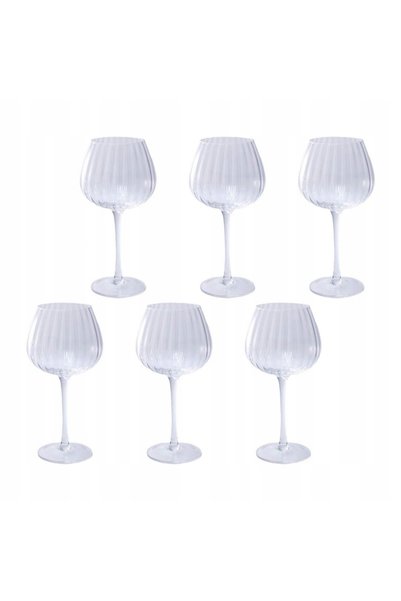 NO BRAND ROSE&TULIPANI PRISMIA Set de 6 pahare 460 ml