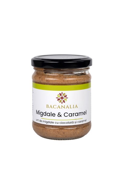 Bacanalia Cremă migdale și caramel 170 gr