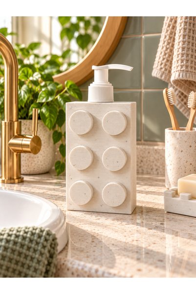 Maflen Modern Blok Tasarımlı Dekoratif Sabunluk